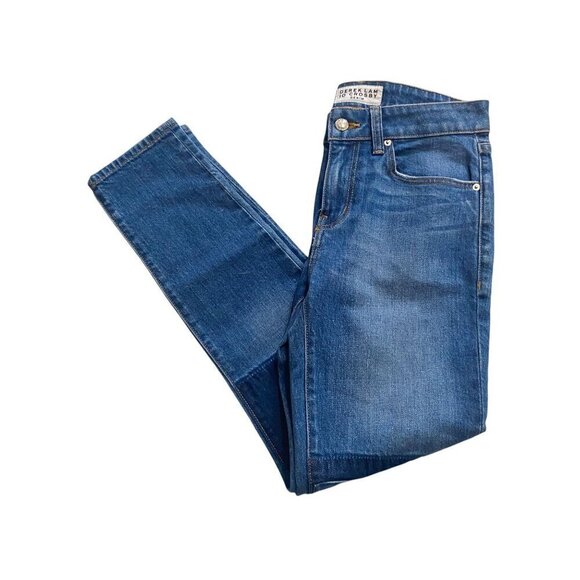 Derek Lam 10 Crosby Mid Rise Authentic Devi Skinny Blue Jeans size 27, NWT - Picture 5 of 15
